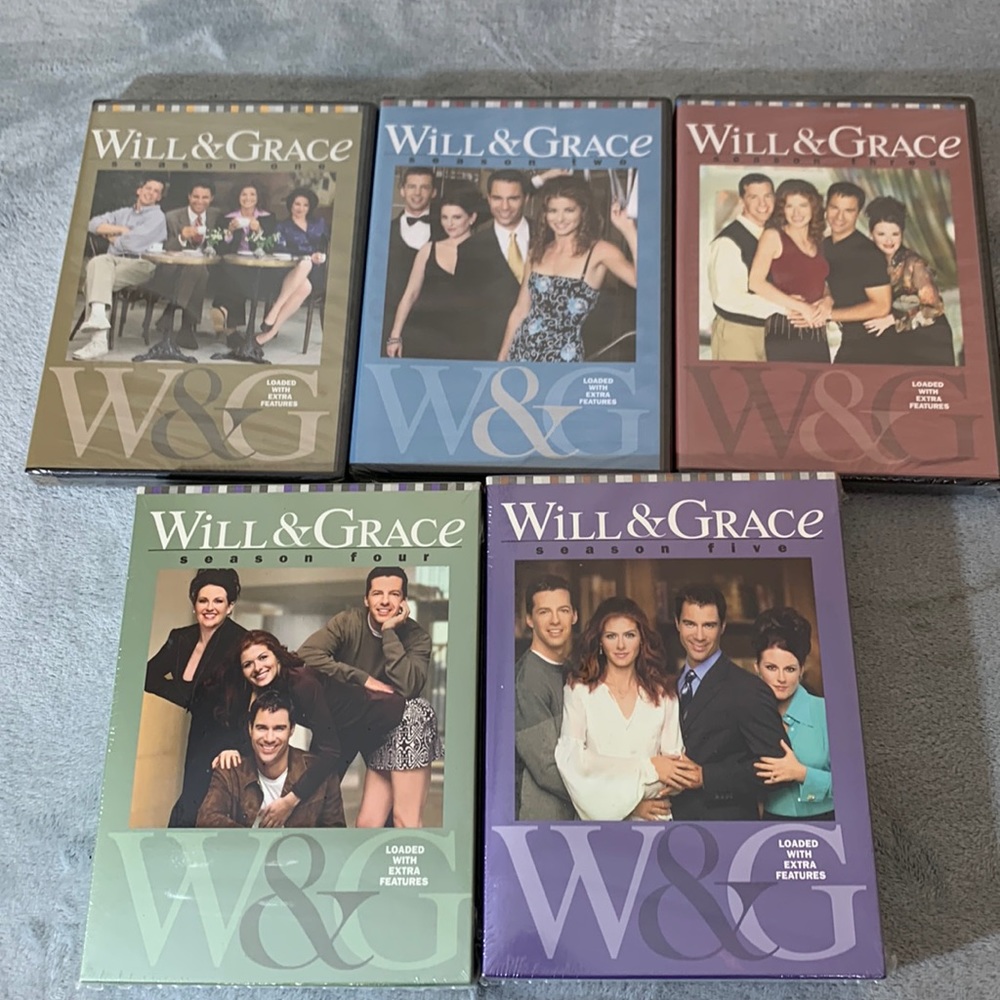 Will & Grace 5 season DVD Sealed